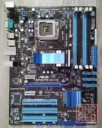 Asus P5P43TD/USB3 Socket 775 - Возможен обмен на 40шт нерабочей-ненужной оперативной памяти или HDD Донецк - изображение 1