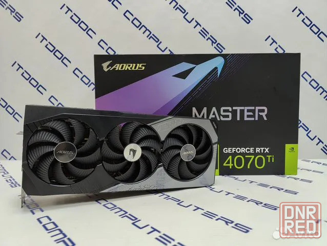Видеокарта gigabyte GeForce Rtx 4070 Ti aorus master Донецк - изображение 1