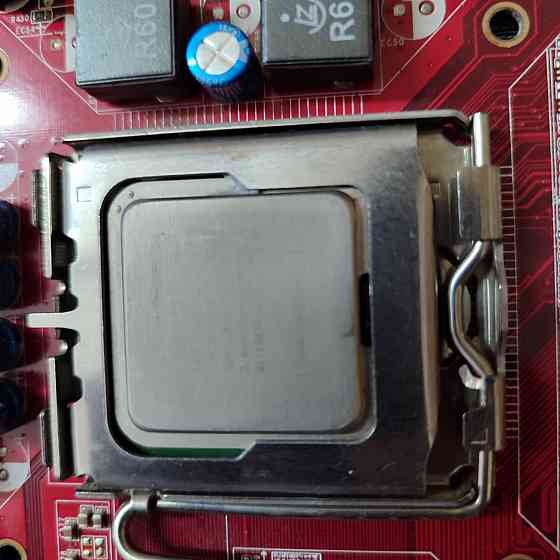 Материнская плата MS-7176 (s775) + процессор Донецк