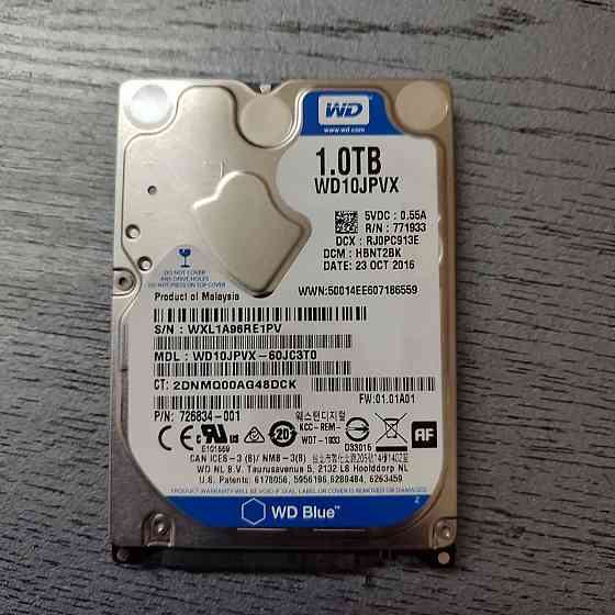 HDD WD 1tb 2,5' Донецк