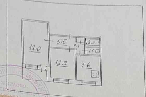 Продается 2 ком. квартира 48 м². Крытый рынок Донецк