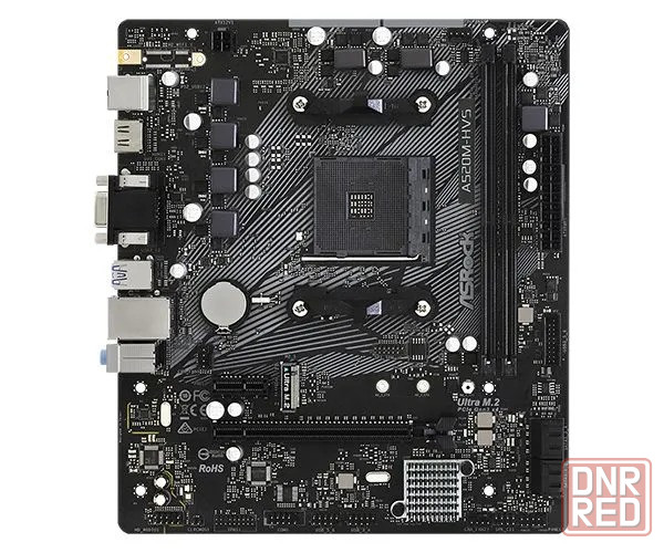 Материнская плата AM5 ASRock A520M-HVS Новая Донецк - изображение 2