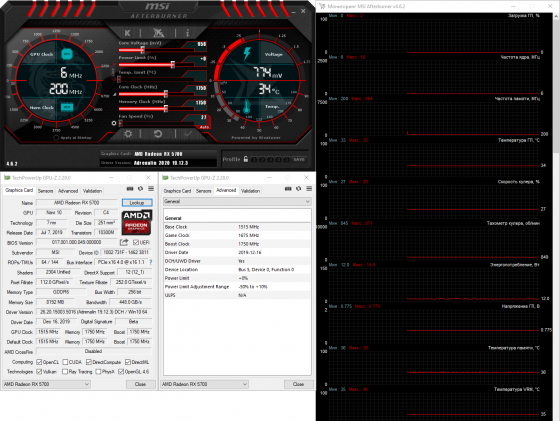 MSI Мech GP OC Rаdеon Rx 5700 -8gb gDDR6 256bit аналог ge force 2060 Донецк