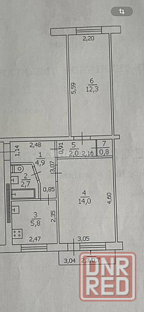 Продам 2-х комн квартиру в городе Луганск квартал 50-летия Обороны Луганска Луганск - изображение 1