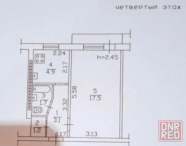 Продам 1 к. кв. ул. Раздольная Донецк - изображение 8