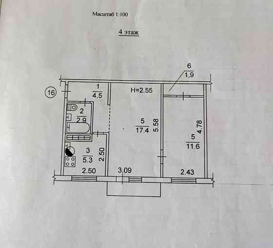 Продам 2ком квартиру, Калининский район Донецк