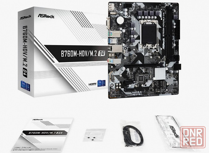 Материнская плата ASRock B760M-HDV/M.2 D4 Донецк - изображение 1