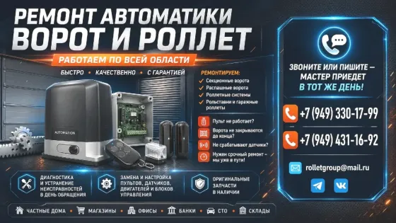 Ремонт автоматических ворот Донецк