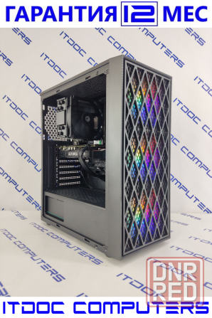 Игровой Пк Intel I3 12400F/16GB.DDR4/512GB/RTX 2060 Super Донецк - изображение 1