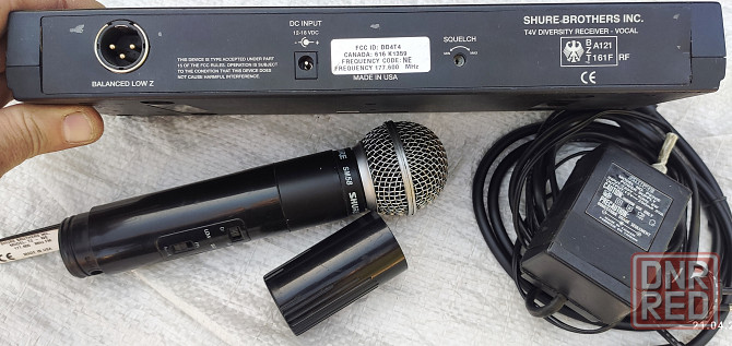 Радио-Микрофон Shure T2 (SM58 голова) 177,600 Mhz Донецк - изображение 4