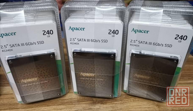 SSD накопитель Apacer AS340X 240ГБ, 2.5", SATA III Донецк - изображение 1