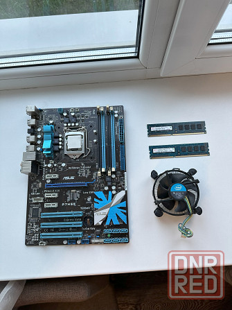 Комлект. Мат. плата АSUS P7H55 +4gb DDR3-1333MHz + i3 550 Донецк - изображение 3