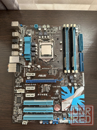Комлект. Мат. плата АSUS P7H55 +4gb DDR3-1333MHz + i3 550 Донецк - изображение 4