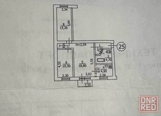 Продажа 3-комнатной квартиры, 3/4, в г. Макеевка, Западная, ориентир Галактика Макеевка - изображение 9