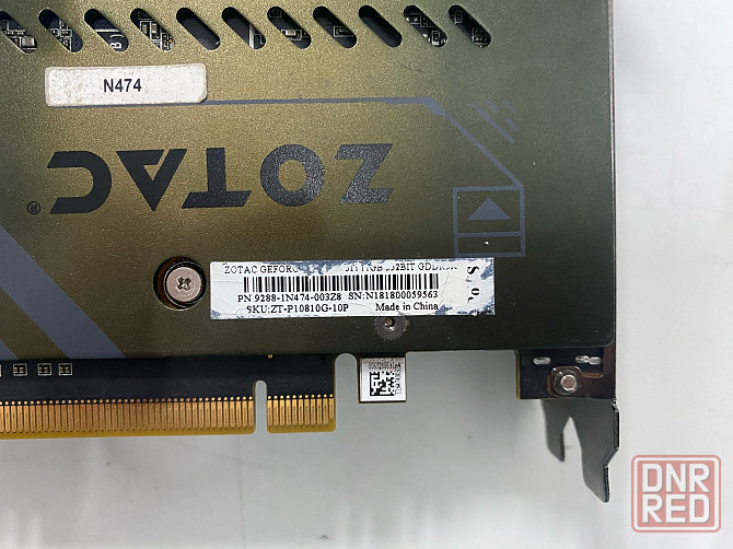 Видеокарта Nvidia ZOTAC GeForce GTX 1080 Ti 11Gb была в майнинге, после отработала в играх еще 2 год Донецк - изображение 2