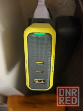 140 Вт GaN Зарядное устройство PD3.1 3-портовый тип C Быстрая зарядка для ноутбука Macbook Pro Донецк - изображение 3