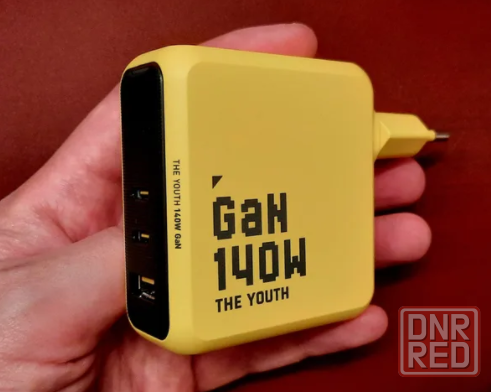 140 Вт GaN Зарядное устройство PD3.1 3-портовый тип C Быстрая зарядка для ноутбука Macbook Pro Донецк - изображение 1