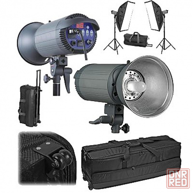 Набор студийного света Arsenal ARS-300/VC (ARS-300-2, софт 60х90-2, стойка 68-212см, сумка) Донецк - изображение 2
