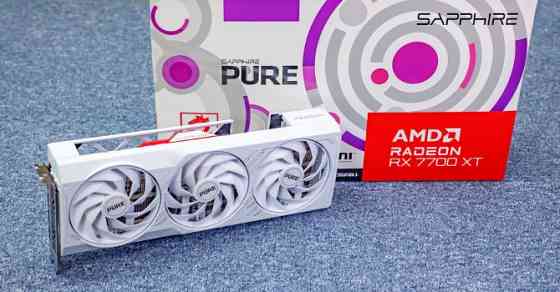 Видеокарта AMD Radeon RX 7700 XT Sapphire Pure Донецк