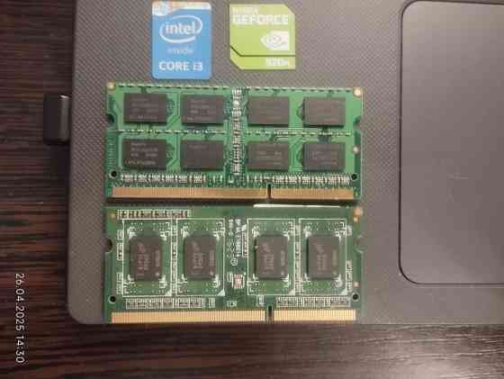 SODIMM DDR3L 4Gb*2шт. 1600MHz Оперативная Память Ноутбука Установка Донецк