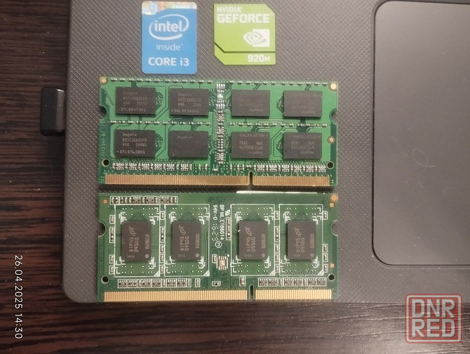 SODIMM DDR3L 4Gb*2шт. 1600MHz Оперативная Память Ноутбука Установка Донецк - изображение 3
