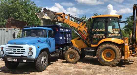 Доставка песок, щебень гранитный, шлак, чернозем, глина, вывоз мусора Зил 5т. Донецк