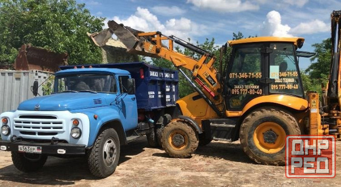 Доставка песок, щебень гранитный, шлак, чернозем, глина, вывоз мусора Зил 5т. Донецк - изображение 1