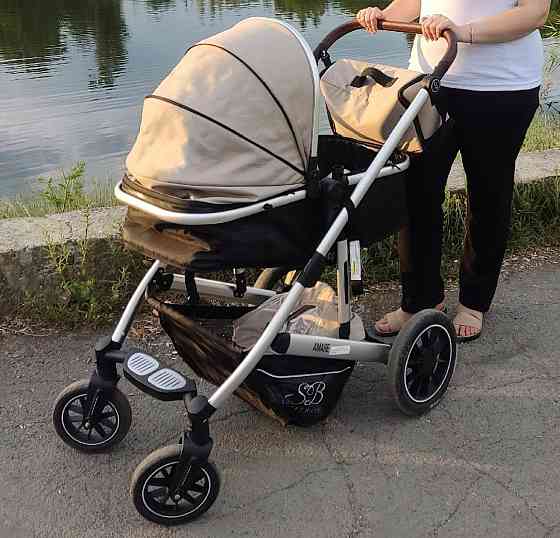 Коляска-трансформер 3в1 Sweet Baby Amare Beige с автолюлькой Макеевка