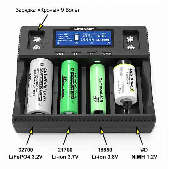 Зарядное устройство для аккумуляторов LiitoKala Lii-D4XL Донецк
