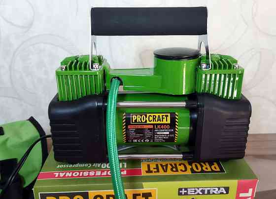 Двухпоршневой автомобильный компрессор Procraft, 80 л/мин (насос) Донецк