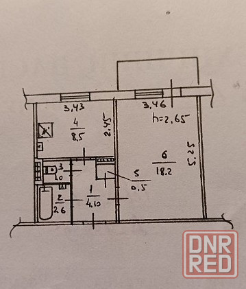 1-ком. квартира, ул.Ревякина. Док-ты готовы. Донецк - изображение 2