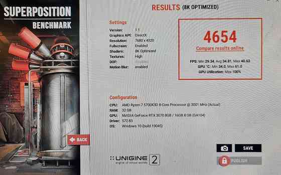 Видеокарта RTX 3070 Донецк