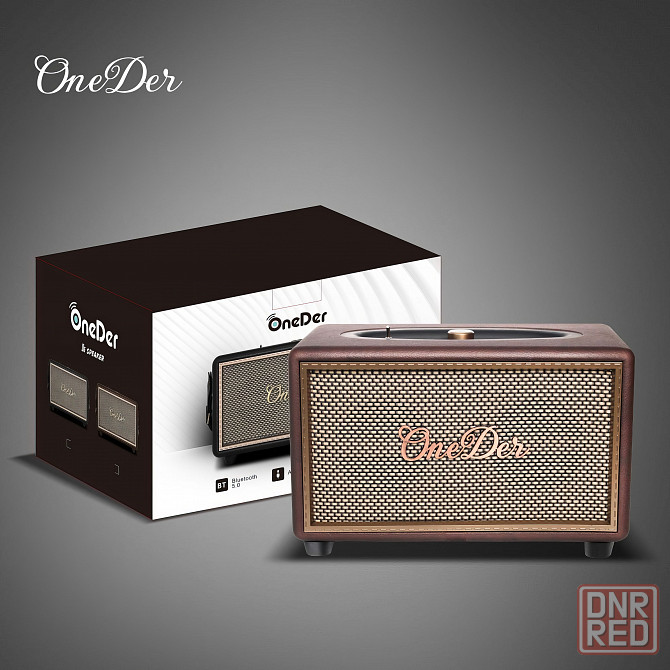 Bluetooth колонка в ретро стиле OneDer D6 Донецк - изображение 8