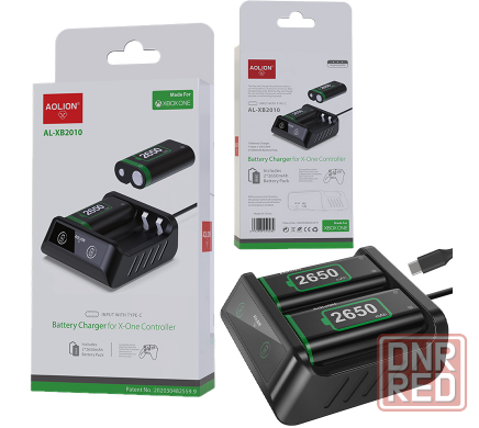 зарядная станция + 2 аккумулятора XB ONE BATTERY CHARGER AL-XB2010 AOLION Донецк - изображение 1