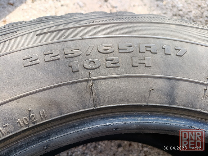 Шины 225/65 R 17 102 H 4 шт б/у Донецк - изображение 1