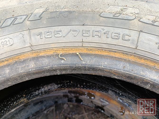Продам шины б/у 185/75 R16 C 2 шт Донецк - изображение 1