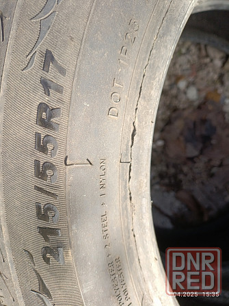 Продам шины б/у 215/55 R 17 Донецк - изображение 1
