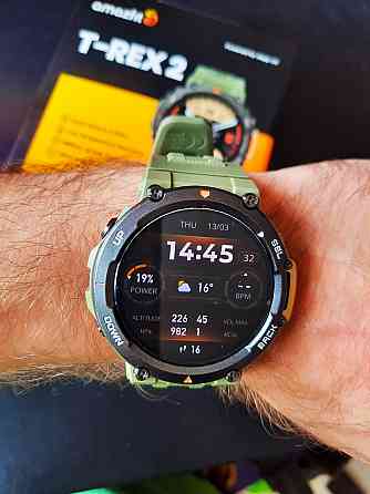 Умные смарт часы Amazfit T-Rex 2. Донецк