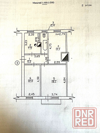 Продажа 3-ком.кв. Сталинка! ул.Будённого! + Гараж (входит в стоимость). Донецк - изображение 7