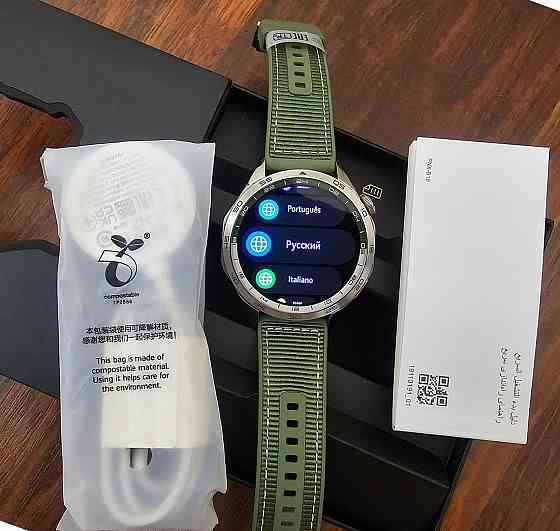 Смарт часы HUAWEI Watch GT 4 Green глобальная версия, 46mm Макеевка