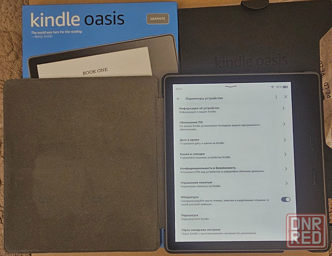 Электронная книга Amazon Kindle Oasis (10gen) Graphite+ чехол Макеевка - изображение 7