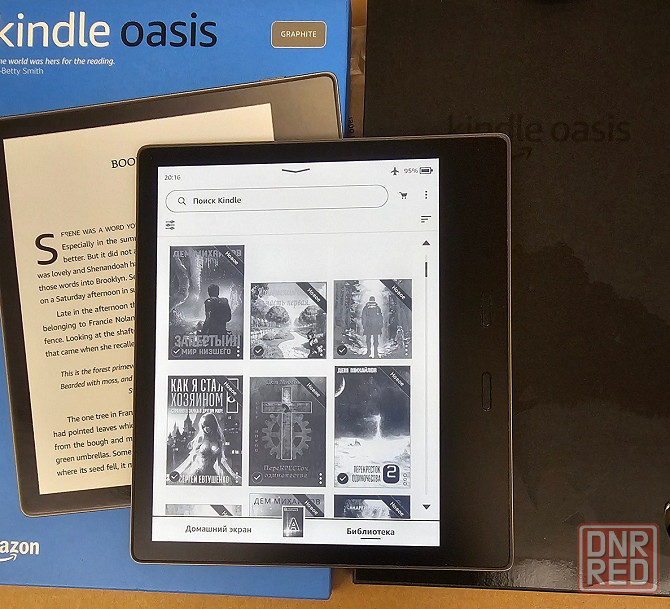 Электронная книга Amazon Kindle Oasis (10gen) Graphite+ чехол Макеевка - изображение 3