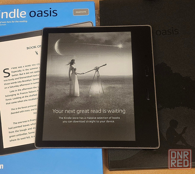 Электронная книга Amazon Kindle Oasis (10gen) Graphite+ чехол Макеевка - изображение 1