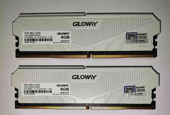 DDR 4 Gloway XMP 3600 (2шт*8GB) 16Gb Макеевка