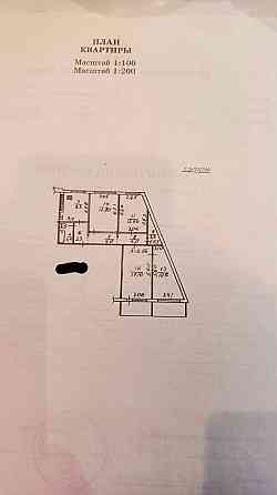 Продам 4 комнатную квартиру, Текстильщик (рынок Сокол) Донецк