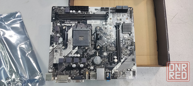 Материнская плата ASRock B450M-HDV R4.0, SocketAM4, AMD B450, mATX Донецк - изображение 2