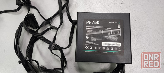 Блок питания Deepcool PF750 80+ (atx 2.4 750W, PWM 120mm fan, 80 Plus, Active Pfc) Донецк - изображение 4