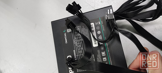 Блок питания Deepcool PF750 80+ (atx 2.4 750W, PWM 120mm fan, 80 Plus, Active Pfc) Донецк - изображение 2