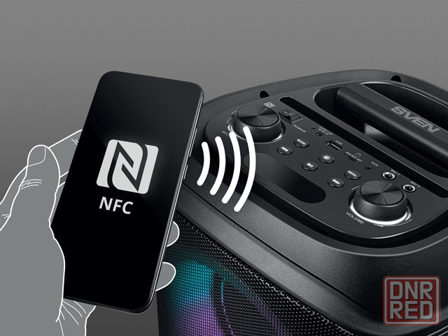 Блютуз колонка 100 Вт Nfc, Fm, microSD, USB Донецк - изображение 3