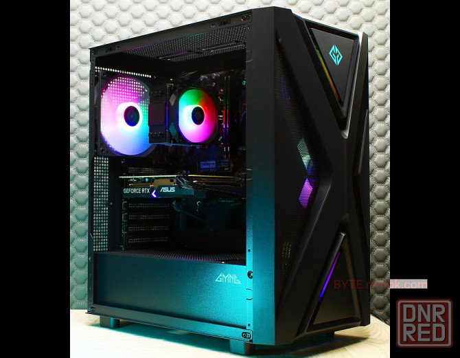 Игровой компьютер byte-rix | ryzen 5 5600x | 800вт | ssd 1тб | 16гб | geforce rtx 3060 | windows 11 Макеевка - изображение 1